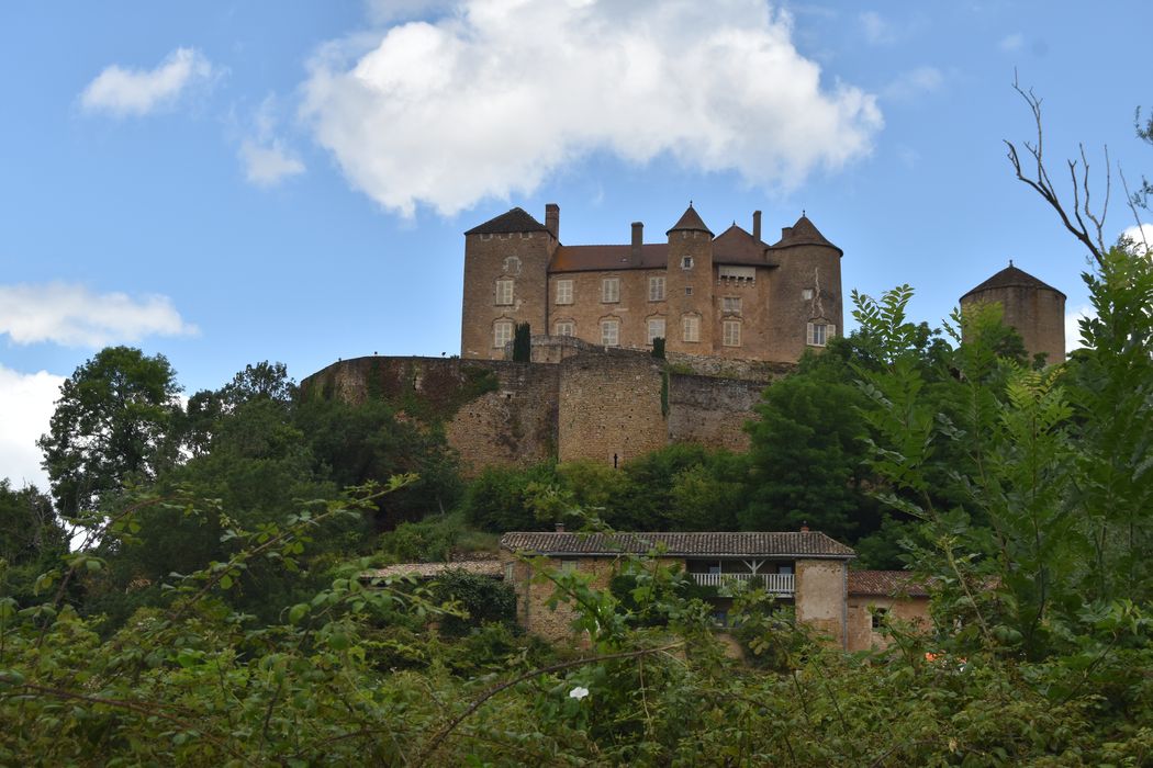 vue générale du château depuis le Sud