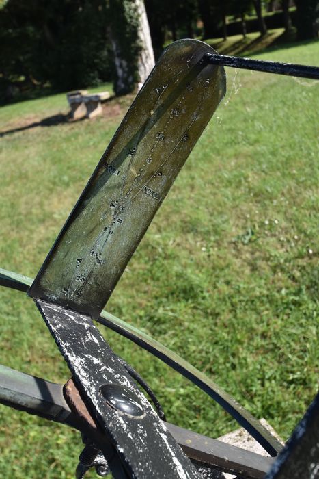 jardin est, cadran solaire, détail