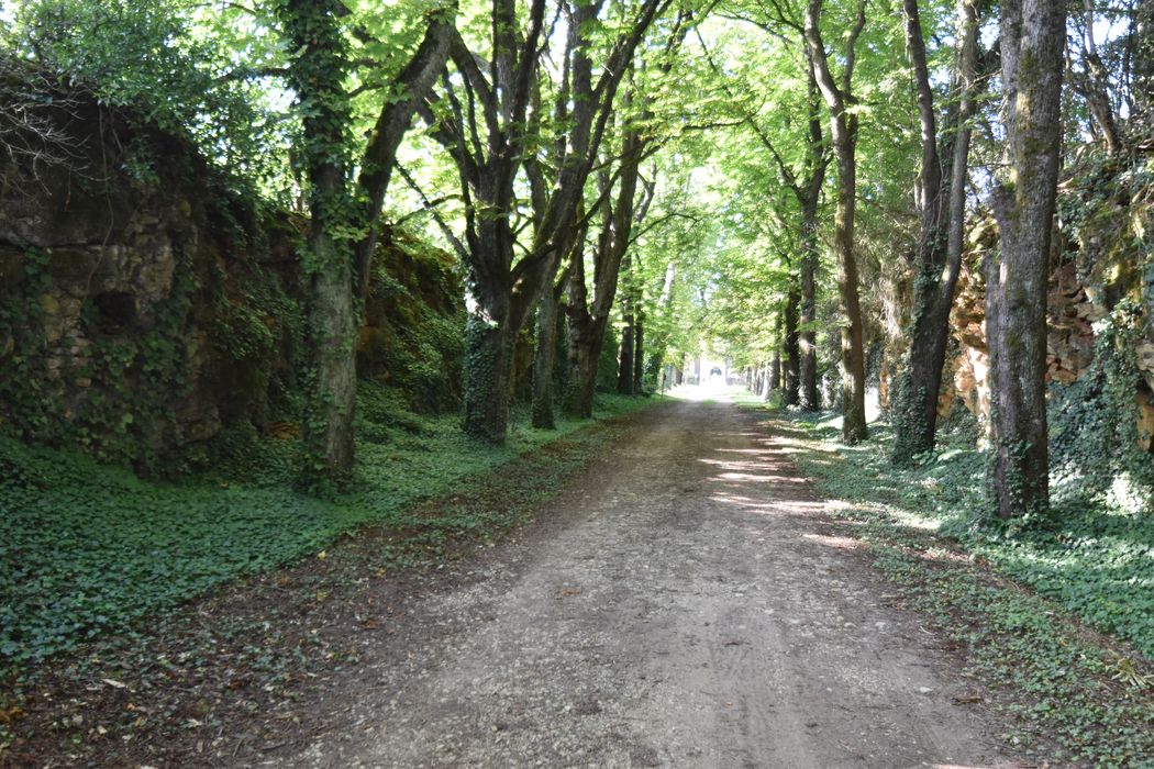 allée d’accès est
