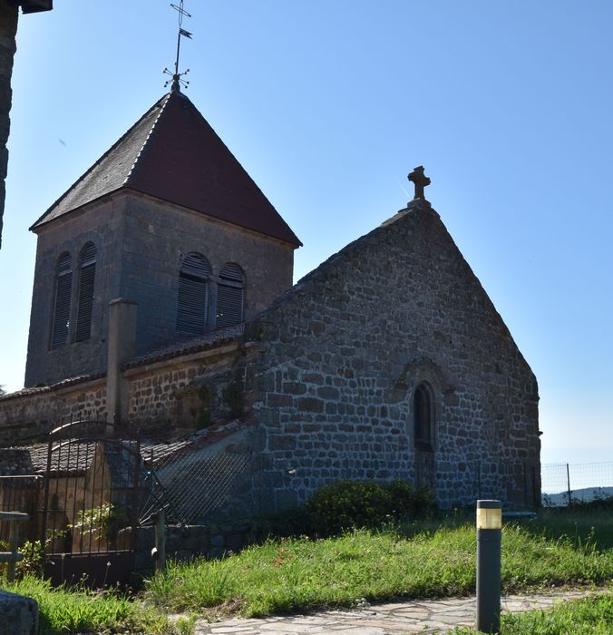 clocher, élévations nord et ouest