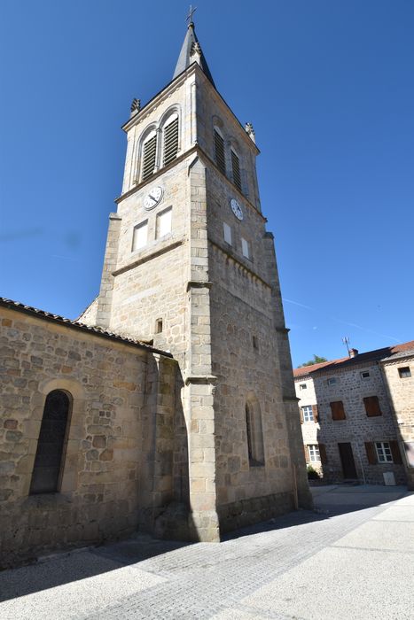 clocher, élévations nord et est