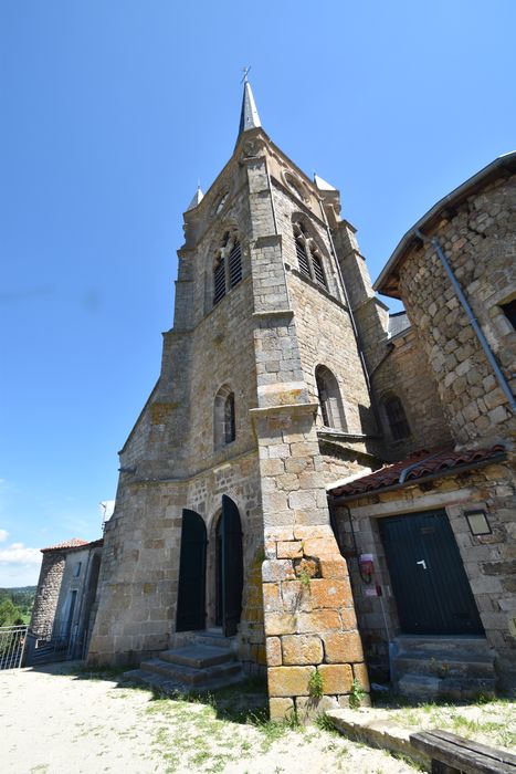 clocher, élévations sud et ouest