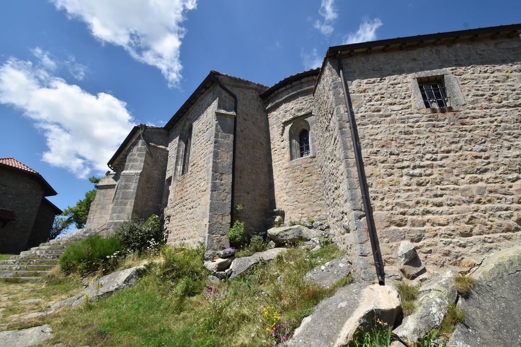 façade latérale sud, vue partielle