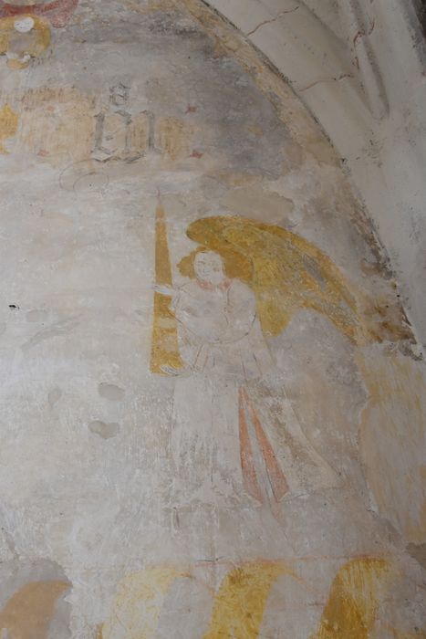 chapelle latérale sud, peinture monumentale, vue partielle