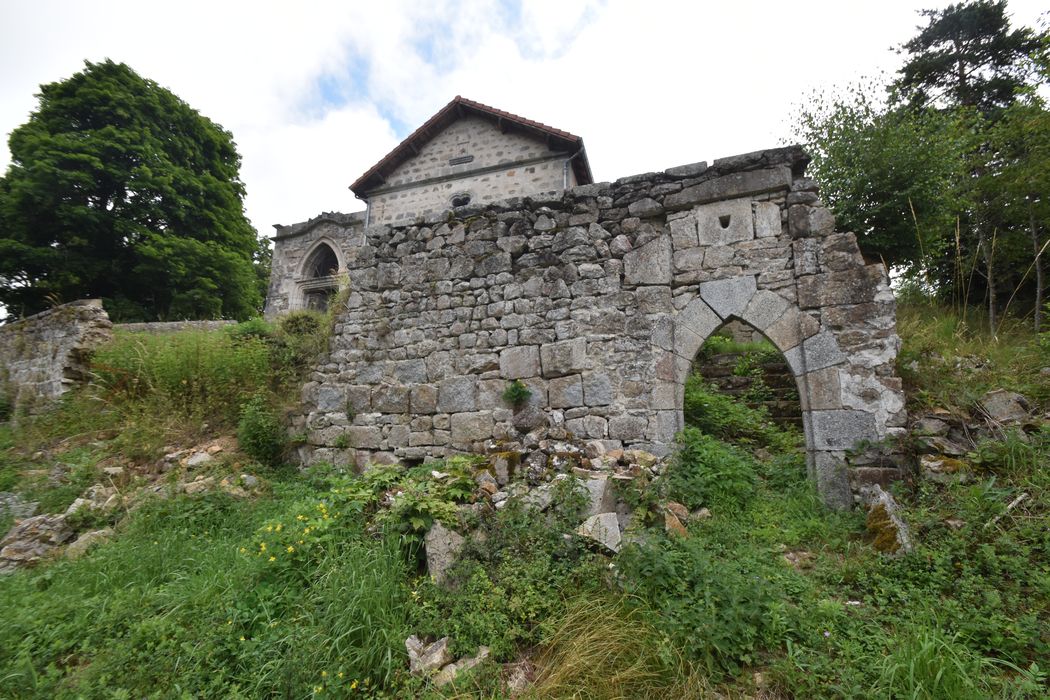 chapelle-musée, mur de clôture ouest