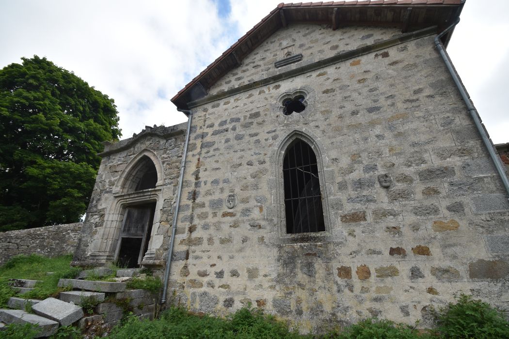 chapelle-musée, façade ouest