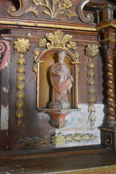 tabernacle du maître-autel, détail d’une statuette