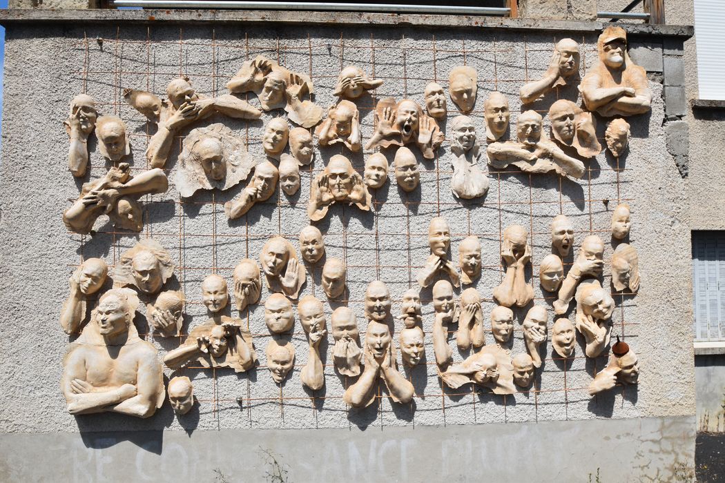 façade sud, œuvre contemporaine