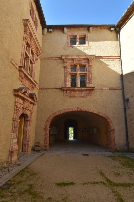cour intérieure, façade nord