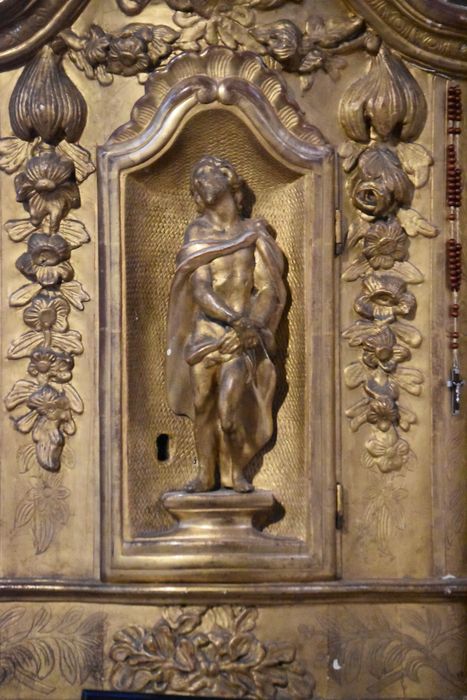 autel secondaire, détail d’une statuette : Ecce Homo