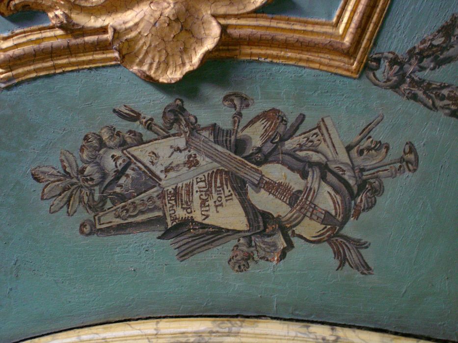 oratoire, détail des décors