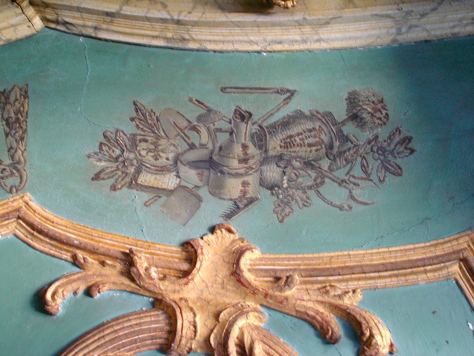 oratoire, détail des décors