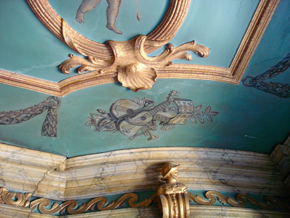 oratoire, détail des décors