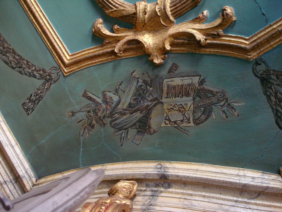 oratoire, détail des décors