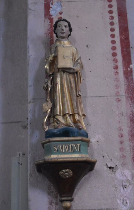 statue (statuette) : Saint Vincent