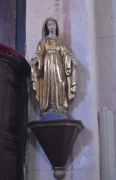 statue (statuette) : Vierge de l’Immaculée Conception