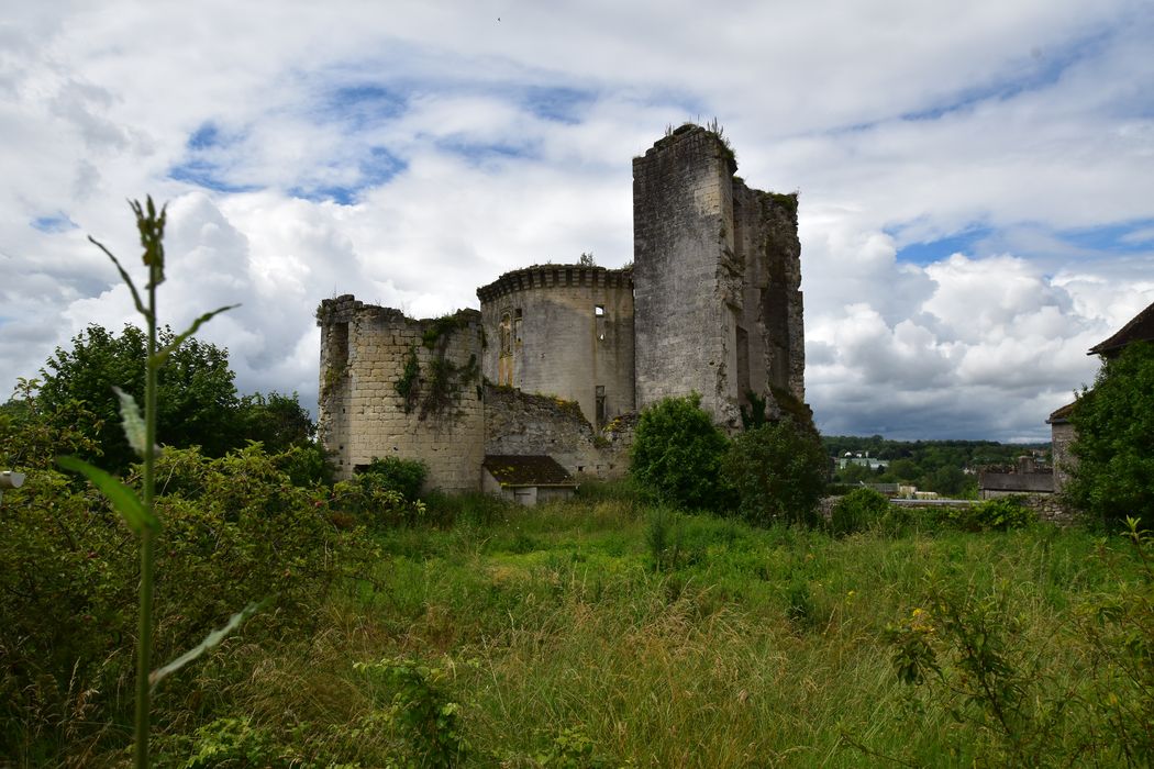 vue partielle des ruines depuis le Sud