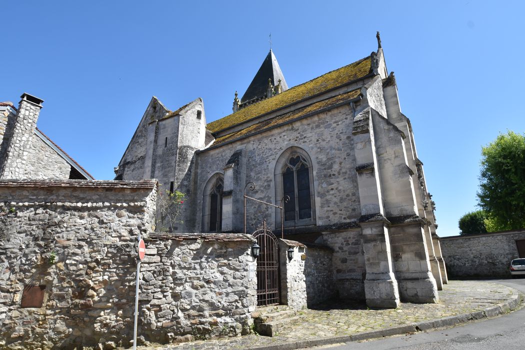 façade latéral nord, vue partielle