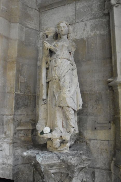 statue (statuette) : Sainte Barbe