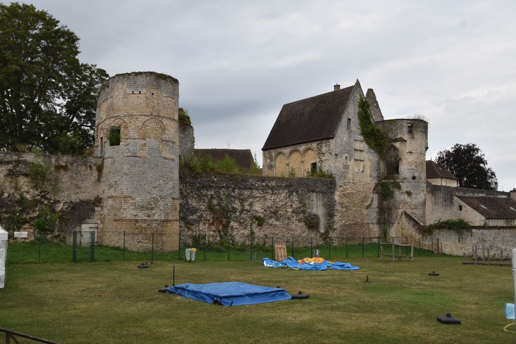 élévation nord depuis la rue du Chat-Haret