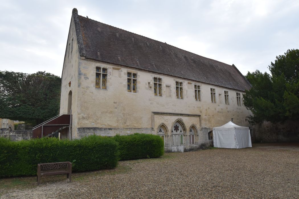 bâtiment de la salle capitulaire et de l’ancien dortoir, façade ouest