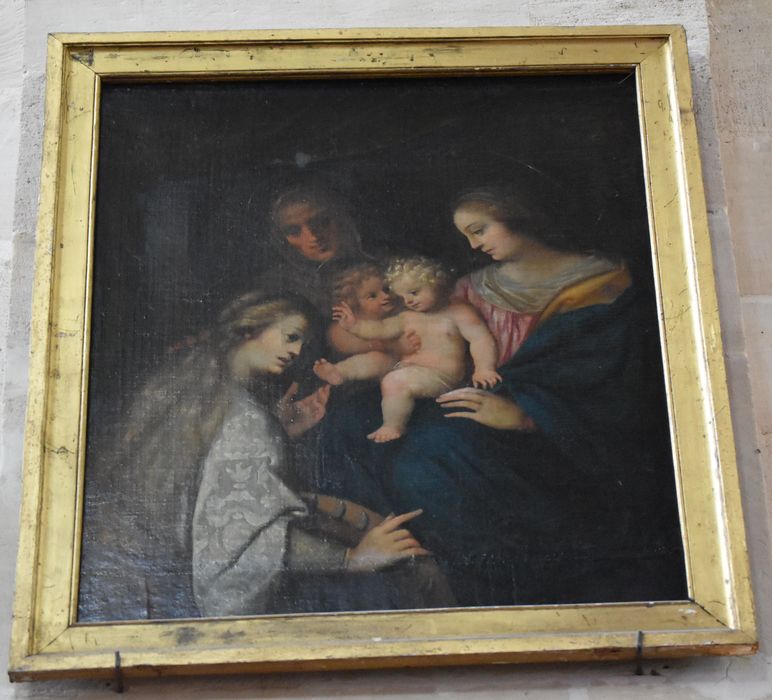 tableau : Vierge à l’Enfant accompagnés de sainte Catherine et de sainte Anne