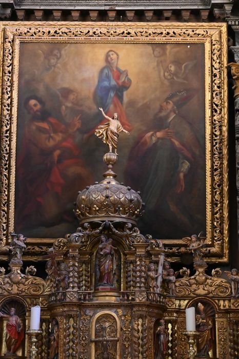 tableau : Vierge, saint Marcellin et un autre saint (la)