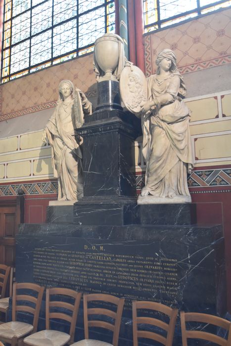 monument funéraire d'Olivier et de Louis Castellan : La Fidélité, La Piété