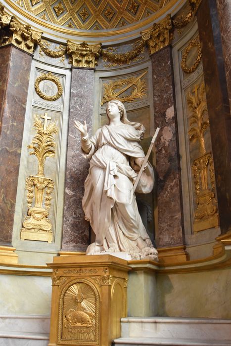 statue (grandeur nature) : Sainte Marguerite