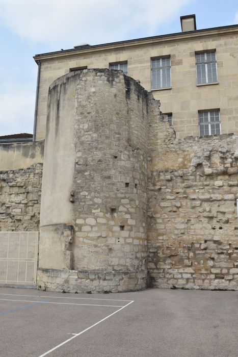 élévation est, vue partielle