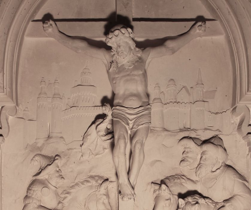 retable de la Passion, détail de la Crucifixion