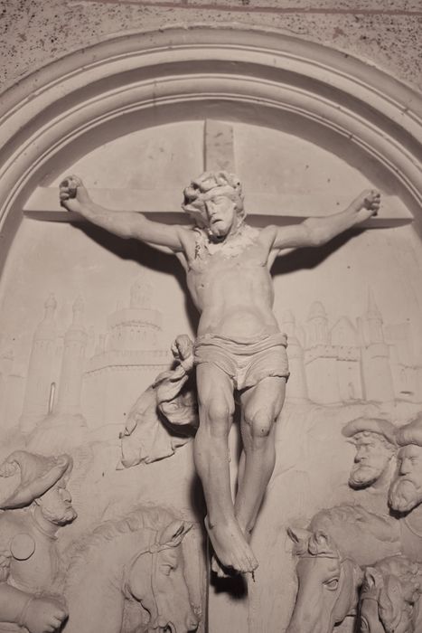 retable de la Passion, détail de la Crucifixion