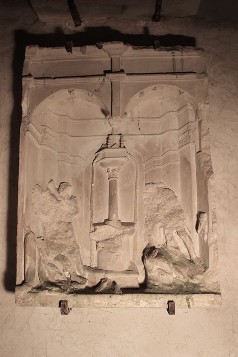 retable : Scènes de la vie de la Vierge et de saint Pierre, détail d’un des reliefs