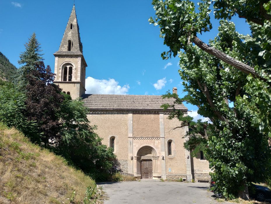 façade sud, vue partielle