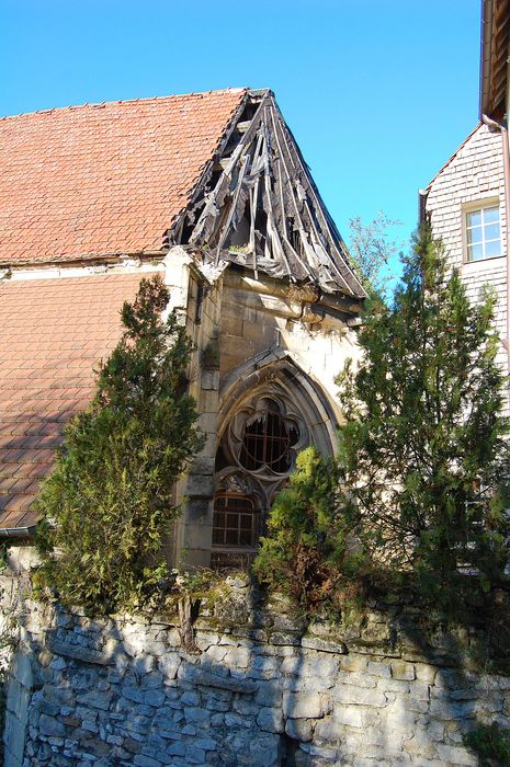 chapelle, vue partielle du chevet