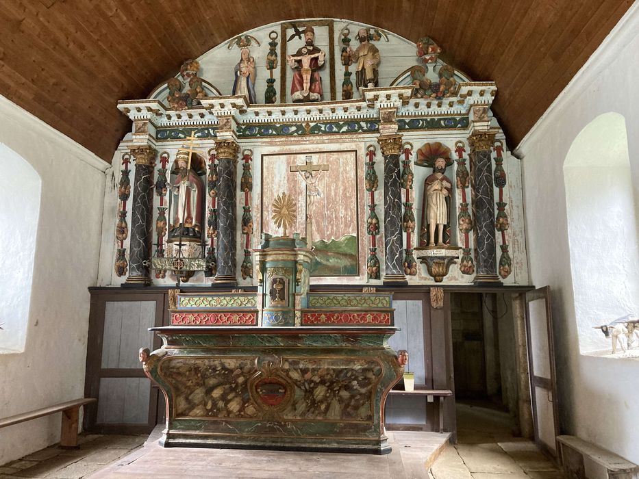 maître-autel, retable, tabernacle