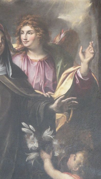 tableau : Sainte Thérèse d’Avila, vue partielle