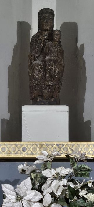 statue : Vierge à l'Enfant assise dite Notre-Dame-de-Bornigier