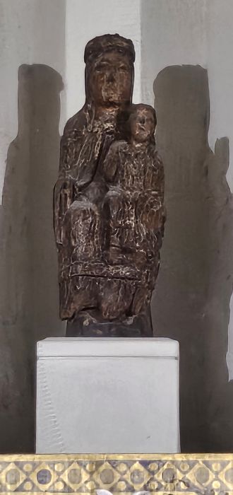 statue : Vierge à l'Enfant assise dite Notre-Dame-de-Bornigier