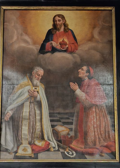 tableau : Adoration du Sacré Coeur