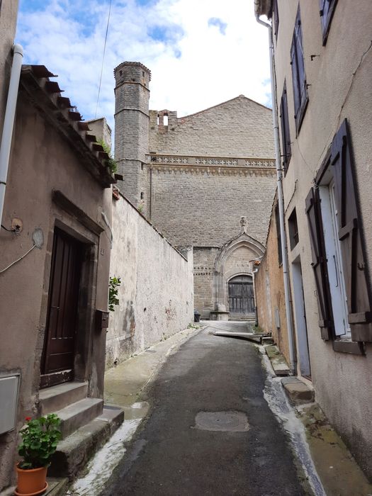 façade ouest, vue partielle