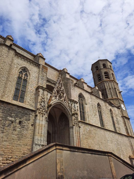 façade latérale sud, vue partielle