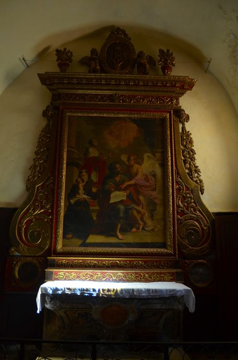 Retable, tableau : Saint Matthieu et l’ange