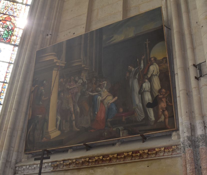 tableau : Saint Mathurin exorcisant l'impératrice Théodora 