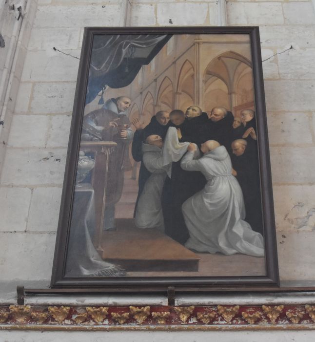 tableau : Saint Benoît recevant le viatique