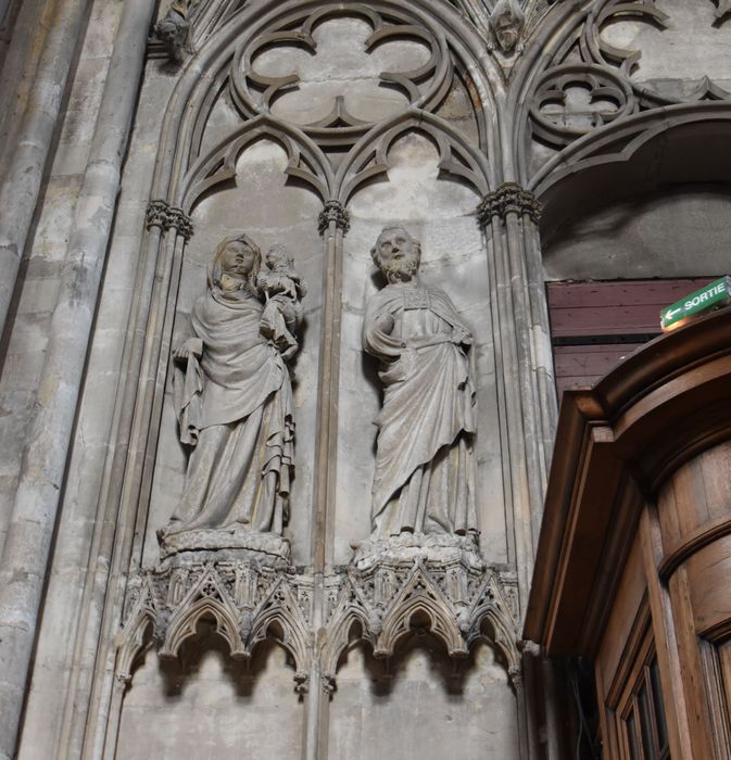 statues du transept nord