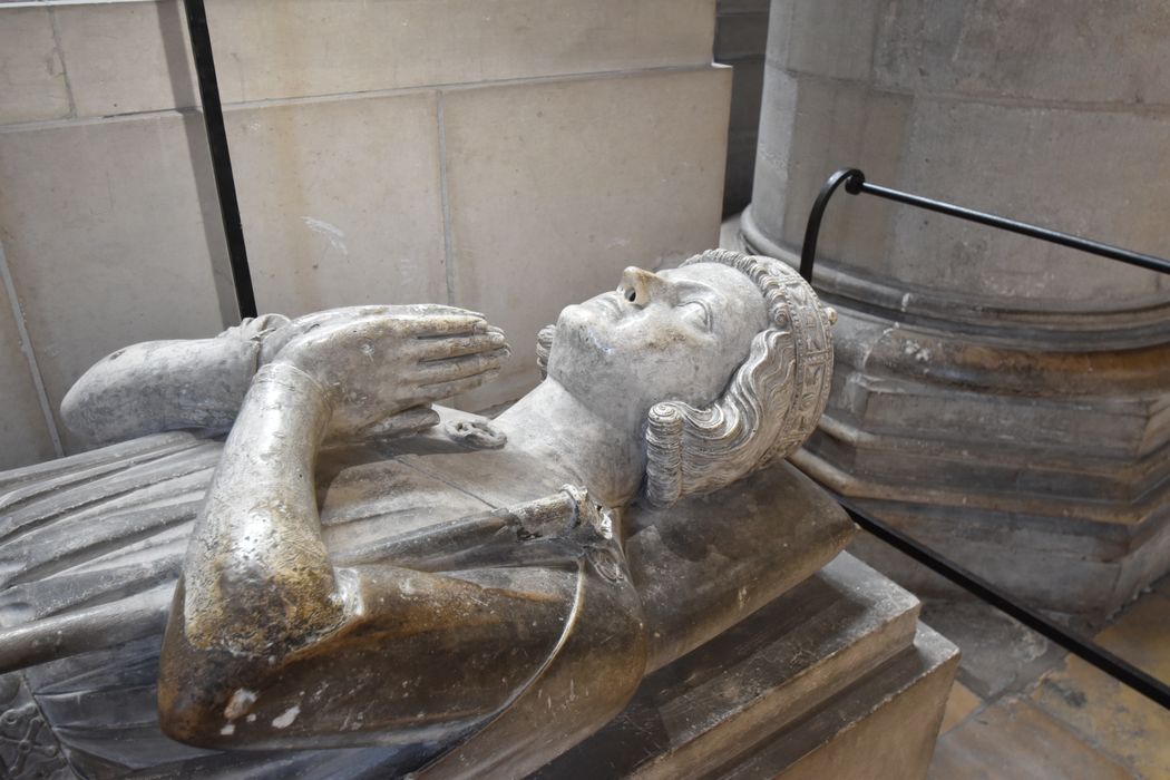 statue funéraire : Henri le Jeune, vue partielle