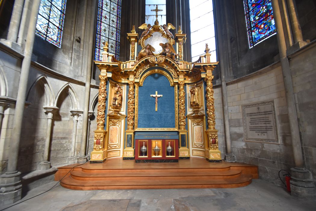 autel, retable de la chapelle du Grand-Saint-Romain