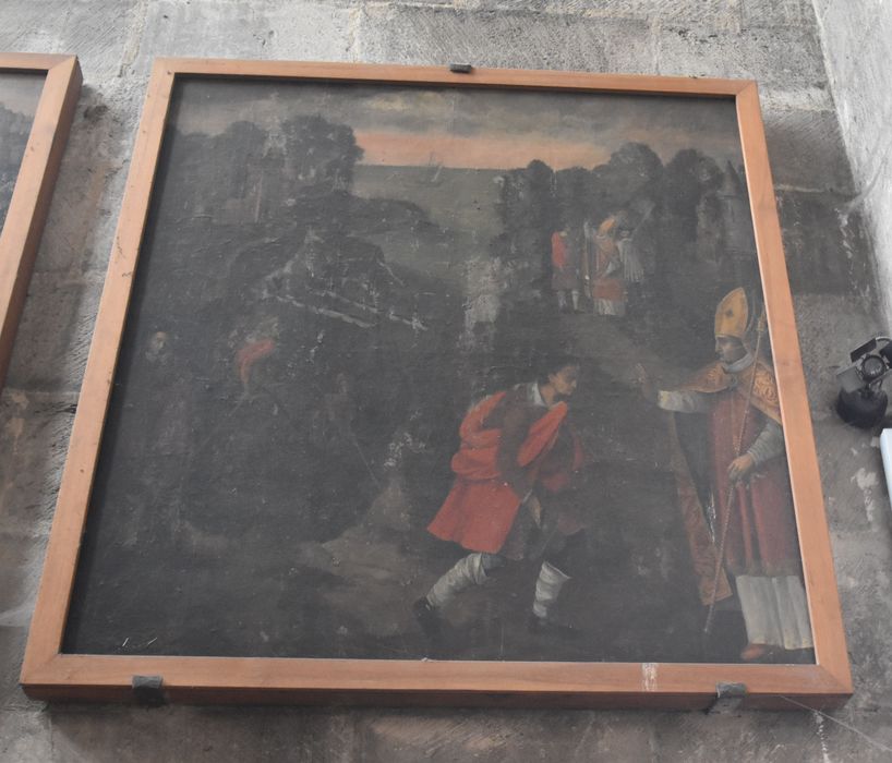 tableau : Scène de la vie de saint Romain