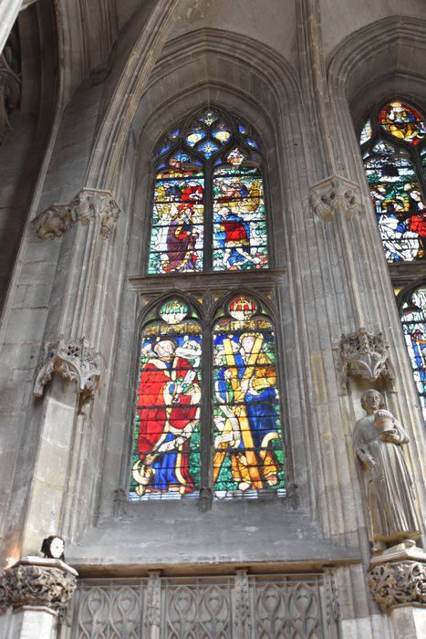 verrières de la chapelle sud Saint-Étienne-la-Grande